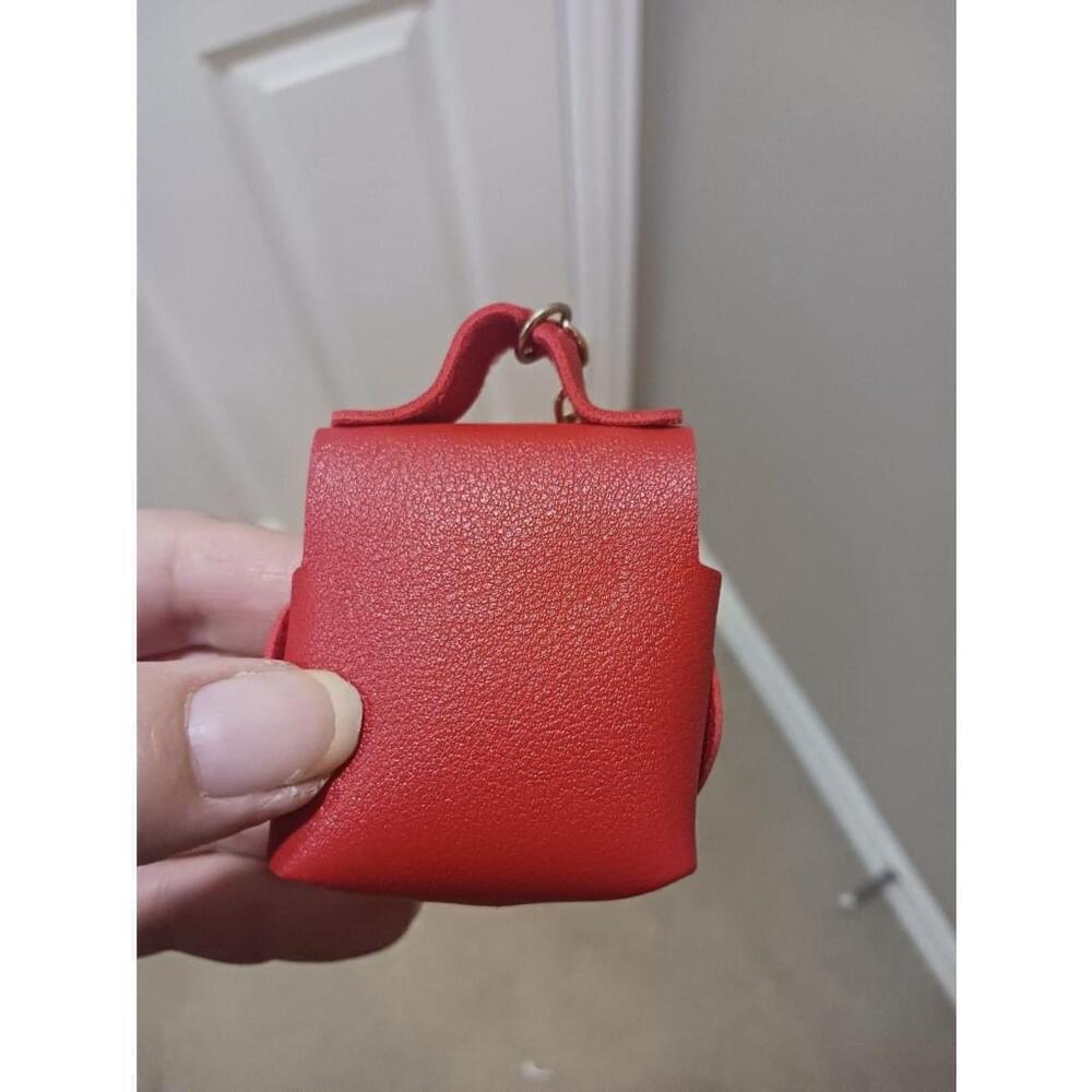 Earbud Case Keychain In Red - Picture 3 of 7